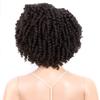 12 Inch Cosplay Bob Wig Kinky Curly Lace Wigs For Women Heat Resistant Fiber Synthetic Wig Baby Hair view 1