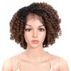 12 Inch Cosplay Bob Wig Kinky Curly Lace Wigs For Women Heat Resistant Fiber Synthetic Wig Baby Hair view 2