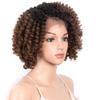12 Inch Cosplay Bob Wig Kinky Curly Lace Wigs For Women Heat Resistant Fiber Synthetic Wig Baby Hair view 4
