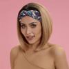 10 Inch Headband Bob Wig Synthetic Ombre Blonde Straight Hair Wigs Party Cosplay Wig For Women view 2