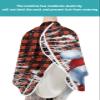 Christmas Snowman Barber Cape - Salon Hair Cutting Cape for Women,Men,Kids,Adults,Haircut Cape with Adjustable Elastic Neckline Hairdressing Stylist Cape Gown Accessories Winter Snow Red Plaid Runny view 4