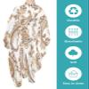 Boho Paisley Barber Cape - Salon Hair Cutting Cape for Women,Men,Kids,Adults,Haircut Cape with Adjustable Elastic Neckline Stylist Cape Gown Accessories Da-mask Floral Print Bohemian Style view 2