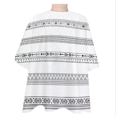 Bohemia Barber Cape - Salon Hair Cutting Cape for Women,Men,Kids,Adults,Haircut Cape with Adjustable Elastic Neckline Hairdressing Stylist Cape Gown Accessories Modern Geometric Stripes Tribal Diamond