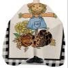 Scarecrow Pumpkin Barber Cape - Salon Hair Cutting Cape for Women,Men,Kids,Adults,Haircut Cape with Adjustable Elastic Neckline Cape Gown Accessories Autumn Sunflower Plaid Boho Zebra Leopard Print view 3