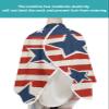 American Flag Barber Cape - Salon Hair Cutting Cape for Women,Men,Kids,Adults,Haircut Cape with Adjustable Elastic Neckline Stylist Cape Gown Accessories Freedom Stripes Stars Patriotic Memorial Day view 4