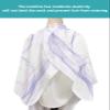 Abstract Marbling Barber Cape - Salon Hair Cutting Cape for Women,Men,Kids,Adults,Haircut Cape with Adjustable Elastic Neckline Stylist Cape Gown Accessories Modern Gradient Purple Pink Marble view 4