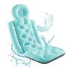 Bath Pillow Full Body Bath Pillow Breathable Head Rest Pillow Ergonomic & Quick Drying for Home Salon Spa Bathroom for Head Neck Shoulder Back Support,Blue view 1