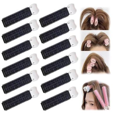12 Pcs Instant Hair Volumizing Hair Clips for DIY Styling, 2025 New Root Clips for Curly Hair Volume and Fluffy Styling