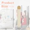 Aolso Acrylic Cosmetic Makeup Palette, Mixing Tray with Makeup Spatula&Leather Case, Professional Cosmetic Mixing Palette for Beauty Salon Mixing Eye Shadow/Lipsticks/Nail Art/Foundation view 2