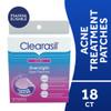 Clearasil Overnight Spot Patches, Advanced Healing Hydrocolloid Acne Pimple Treatment, Blemish Spot Stickers for Face, 18 Count (Pack of 8) view 2