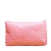 Women Letter Print Cosmetic Bag Small Makeup Bag Travel Makeup Organizer Makeup Pouch Toiletry Bag Purse Pencil Pouch (Pink) view 1