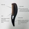 Dandruff Comb Dandruff Remover Comb Scalp Sweep Detoxing Comb Special Scalp Comb and Lice Comb Easily Take Away the Dandruff-painless Scalp Massage Combs for Men Women Kids 2Pcs view 4