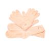 Aloe Socks and Gloves Set | Peach Moisturizing Socks and Gloves Infused with Aloe and Vitamin E | Spa Socks and Gloves for Women view 2