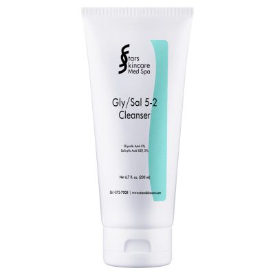 Stars Skincare Glycolic/Salicylic Cleanser Acne Treatment Oily Skin Facial Exfoliator
