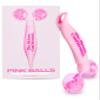 The Skinny Confidential Face Roller - Pink Balls Eye & Facial Roller Massager - Face Massage Tools Skincare for Wrinkles & Fine Lines, Sculpt, Contour, Tighten & De-Puff Skin view 1