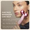 The Skinny Confidential Face Roller - Pink Balls Eye & Facial Roller Massager - Face Massage Tools Skincare for Wrinkles & Fine Lines, Sculpt, Contour, Tighten & De-Puff Skin view 3