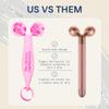 The Skinny Confidential Face Roller - Pink Balls Eye & Facial Roller Massager - Face Massage Tools Skincare for Wrinkles & Fine Lines, Sculpt, Contour, Tighten & De-Puff Skin view 4