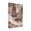 Frederic Remington 'Amateur Rocky Mountain Stage Driving. Frederic Remington.' Canvas Art - 12 x 19 Inches view 4