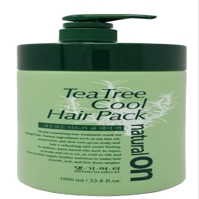 Daeng Gi Meo Ri - Tea Tree Cool Hair Pack, Scalp and Hair Nutrtion Care with Tea tree Oil, Freshness to Oily Scalp, Moisture to Dry Hair, 1000ml