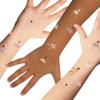 Flash Tattoos BALLERINA kids tattoo variety set | 25 metallic tattoos | Ballerina party supplies, birthday party favor | Glitter tattoo view 1