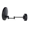 WS Bath Collections Beauty 300T Beauty 18" W x 3-1/8" H Modern Circular Framed Bathroom Wall Mirror with LED Lighting - Polished Chrome view 2