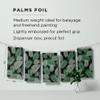 Fromm Color Studio Medium Weight Pop Up Hair Foil in Palms Leaves Pattern, 5" x 11" Embossed Aluminum Foil Sheets, Hair Foils for Highlighting and Coloring - 500 Foil Sheets view 2