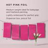 Fromm Color Studio Medium Weight Pop Up Hair Foil in Hot Pink, 5" x 11" Embossed Aluminum Foil Sheets, Hair Foils for Highlighting and Coloring - 500 Foil Sheets view 2