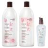 Bain de Terre Strengthening Shampoo and Conditioner Set & Shine Serum | Keratin Phyto-Protein | Strengthens Weak & Fragile Hair | Paraben Free | Color-Safe | 33.8 Fl Oz view 1