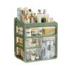 UTILES Makeup Organizer, 4 Layer Cosmetic Storage Box with Transparent Drawers for Bedroom Bathroom Countertop Beauty Display view 1