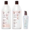 Bain de Terre Long & Healthy Shampoo and Conditioner Set & Shine Serum | Sweet Almond Oil | Fortifies & Strengthens Long, Growing Hair | Paraben Free | Color-Safe | 33.8 Fl Oz view 1