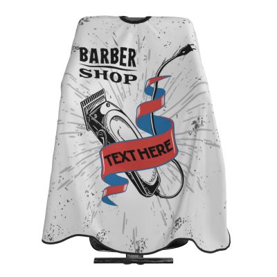Custom Barber Cape, Personalized Text Hair Cutting Cape for Men, Customized Haircut Kit Hairdressing Apron for Home and Barbershop
