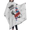 Custom Barber Cape, Personalized Text Hair Cutting Cape for Men, Customized Haircut Kit Hairdressing Apron for Home and Barbershop view 4