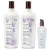 Bain de Terre Color Enhancing Shampoo and Conditioner Set & Shine Serum | Lavender | Neutralizes Brassy Tones for Color-Treated Hair | Paraben Free | Color-Safe | 10.1 Fl Oz view 1