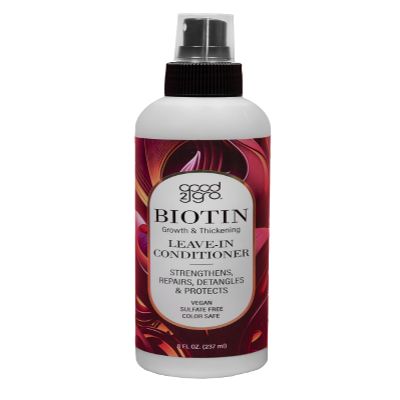 Gold Banner Beauty Products GOOD2GRO Biotin Growth & Thickening Leave-In Conditioner - 8oz | Reduce Breakage & Thinning, Detangle, Moisturize, Repair & Protect | Vegan & Cruelty-Free