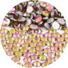 NCB Nancybeads 1500pcs Flatback Round Glass Nail Art Rhinestones Crystal for DIY Making Accessories Shoes, Clothes, Face Art, Bags, Manicure (Golden Rose, SS20 1500pcs) view 1