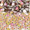 NCB Nancybeads 1500pcs Flatback Round Glass Nail Art Rhinestones Crystal for DIY Making Accessories Shoes, Clothes, Face Art, Bags, Manicure (Golden Rose, SS20 1500pcs) view 2