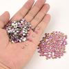 NCB Nancybeads 1500pcs Flatback Round Glass Nail Art Rhinestones Crystal for DIY Making Accessories Shoes, Clothes, Face Art, Bags, Manicure (Golden Rose, SS20 1500pcs) view 4