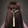 Chinese Style Long Tassel Hair Stick Retro Hanfu Butterfly Metal Glaze Hair Fork Hair Chopsticks Antique Pearl Tassel Headdress view 1