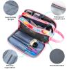 Vipdeal Kids Toiletry Bag for Girls, Travel Toiletry Bag for Little Young Girls Cosmetic Bag Makeup Bag Waterproof Hanging Wash Bag Toddler Toiletries, Tie Dye Pink view 3