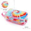 Vipdeal Kids Toiletry Bag for Girls, Travel Toiletry Bag for Little Young Girls Cosmetic Bag Makeup Bag Waterproof Hanging Wash Bag Toddler Toiletries, Tie Dye Pink view 4