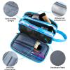 Vipdeal Kids Toiletry Bag for Girls, Travel Toiletry Bag for Teen Girls Cosmetic Bag Makeup Bag Waterproof Hanging Wash Bag Toiletries, Tie Dye Blue view 4