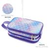Vipdeal Kids Toiletry Bag for Girls, Travel Toiletry Bag for Little Young Girls Cosmetic Bag Makeup Bag Waterproof Hanging Wash Bag Toddler Toiletries, Mermaid Scales view 4
