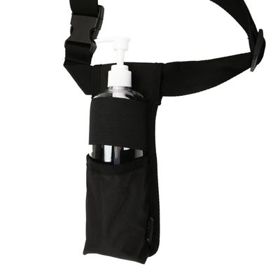 Massage Bottle Bag Multi Purpose Massage Holster Belt Machine Washable Massage Gun Holder(Bag Only,Black)