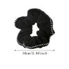 6 PCS Black Velvet Sparkly Diamante Hair Scrunchie,Diamante Hair Scrunchie for Women Girls view 2