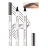 2 Pcs/Set Eyebrow Ink Pencil by Brow Stylist -Micro 4 Point Brow Pen Lift & Snatch Eyebrow Pen Kits with 3 Eyebrow Stencil Long-Lasting Waterproof Natural Eyebrow Hair (3# dark grey) view 1