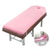 Lash Bed Topper Memory Foam,7cm Thick Massage Table Mattress Topper,Foam Padding for Spa Bed with Washable Cover,Foldable Lash Bed Cushion,Square/Round/Trapezoidal Head,Pink t,80x190cm view 1