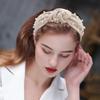 Atoden Pearl Knotted Headbands: 2Pcs Black Beaded Jeweled Embellished Hair Accessories Gift for Women view 4