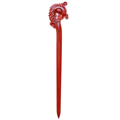 Updo Bun Styling Boho Outfit Sandalwood Carved Hair Pin Stick Phoenix