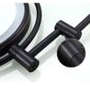 8 Inches Wall Mount Makeup Mirror with 3X Magnification, LED Lighted Double Sided 360 Degree Swivel Vanity Mirror Bathroom Cosmetic Mirror Extension Chrome Finish, Black,Plug ( Color : Charging ) view 4