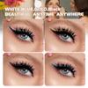 Aaiffey Eyeliner Sticker with Eyelashes, Reusable, Waterproof, Natural Eyelashes Makeup Stickers, Glitter Lashes, Easy to Wear and Remove (Black) view 2